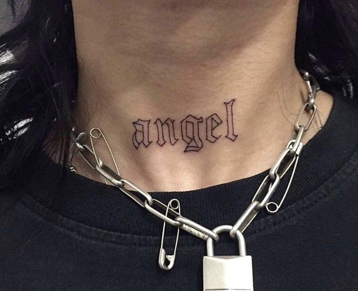 Hiden | Tijdelijke Tattoo Sticker - Nep Tattoos - Waterbestendige Tattoos - Niet-permanente Tattoos | Angel - 3 stuks